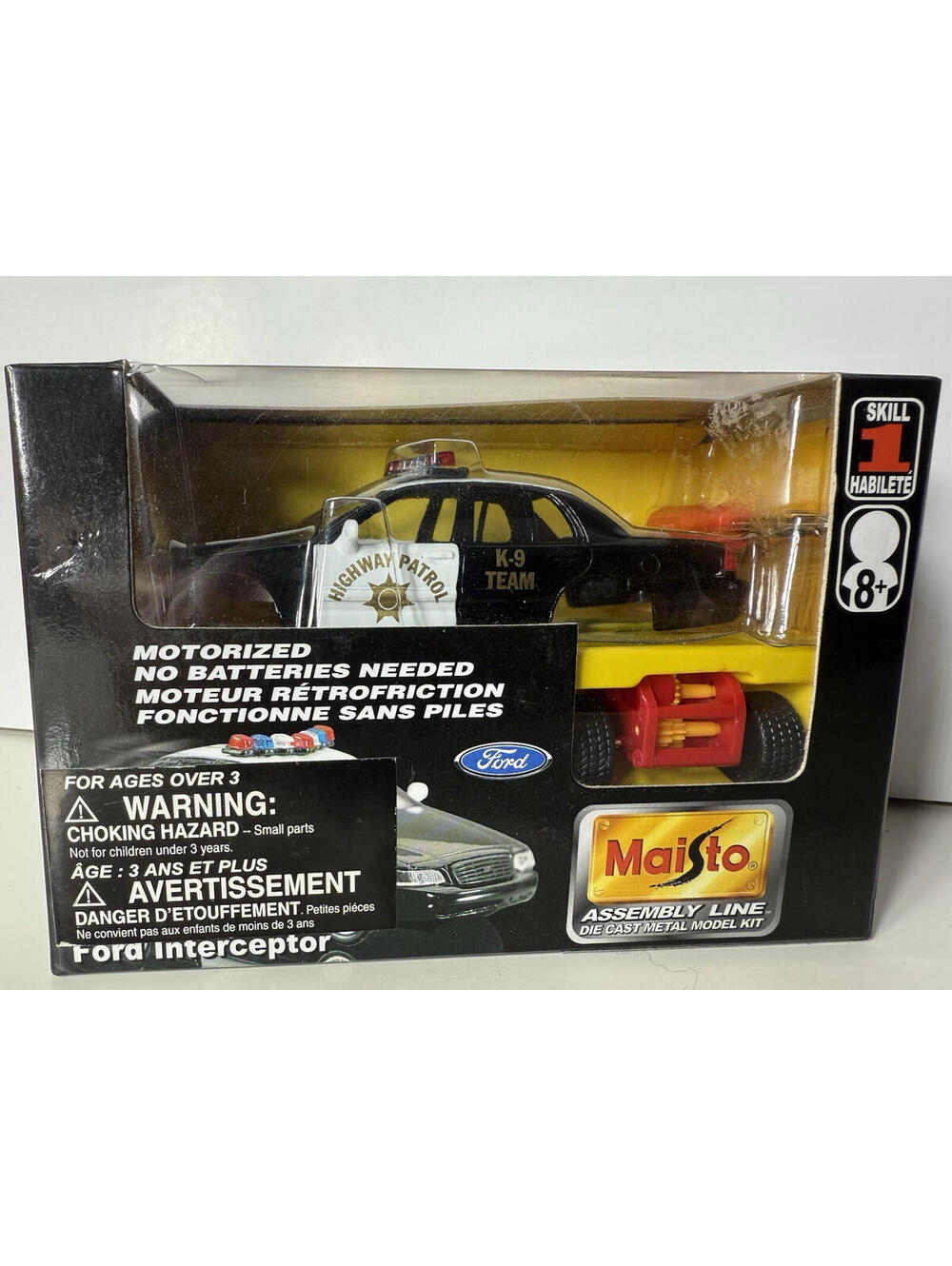 Ford Interceptor 2004 Highway Patrol Maisto 1/44 Diecast k-9 Dog Team Highway